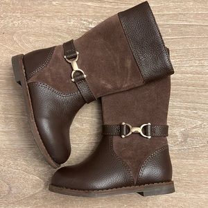 Janie and Jack leather riding boots. Size 4